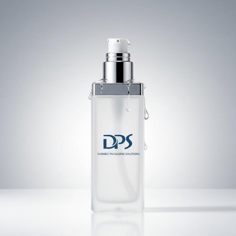 Rectangle Cosmetic Airless Bottle with Silk Screen Logo for Durable Packaging Solutions