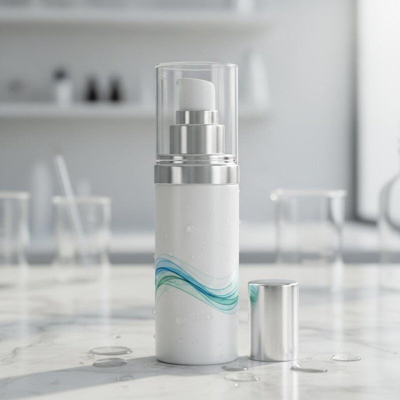 ISO9001 Certified Cosmetic Airless Bottle with Screw Sealing and Customizable Printing for Sensitive Ingredients